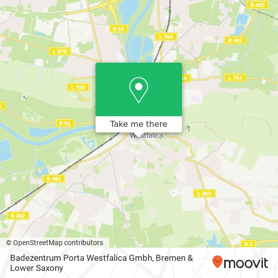 Badezentrum Porta Westfalica Gmbh map