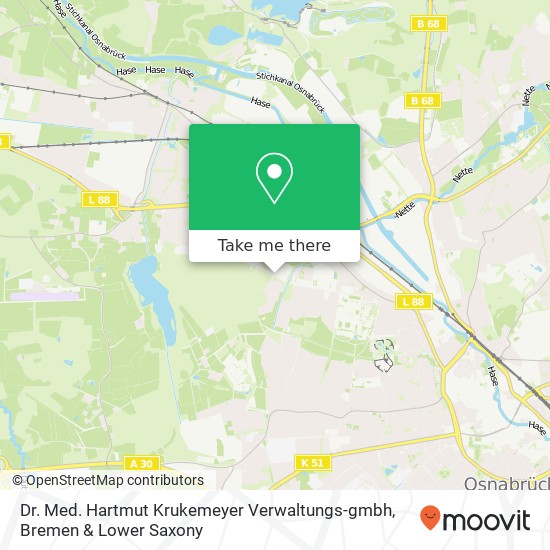 Dr. Med. Hartmut Krukemeyer Verwaltungs-gmbh map