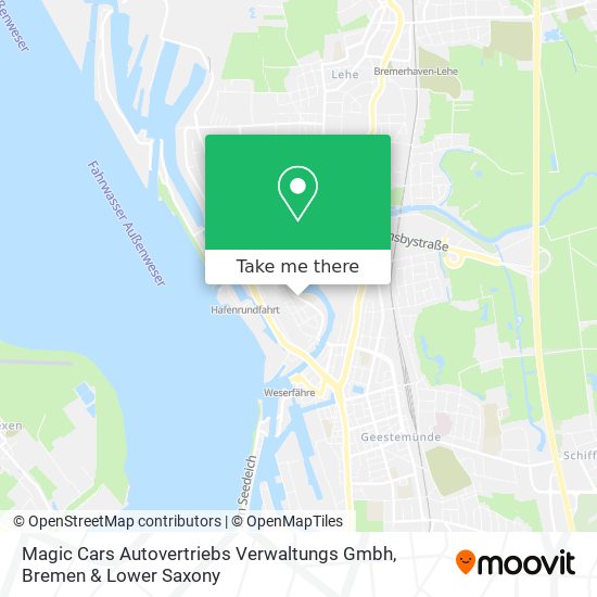 Magic Cars Autovertriebs Verwaltungs Gmbh map