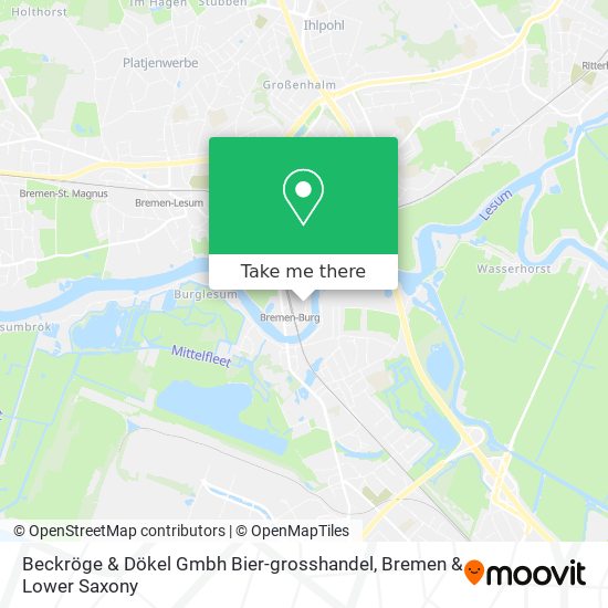 Beckröge & Dökel Gmbh Bier-grosshandel map