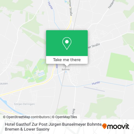Hotel Gasthof Zur Post Jürgen Bunselmeyer Bohmte map