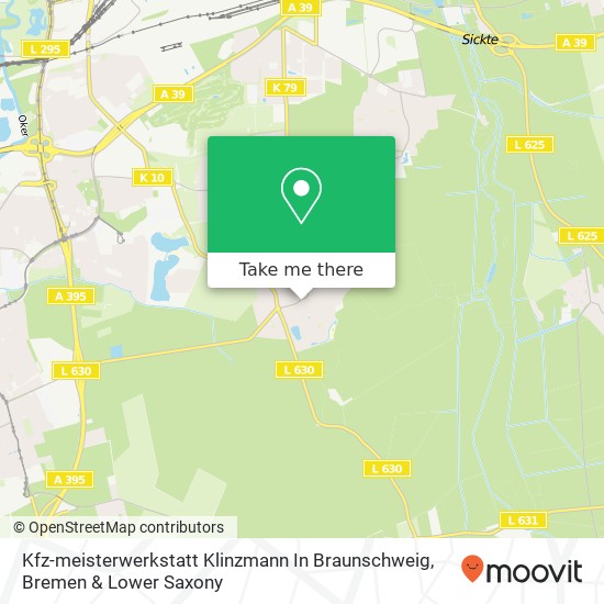 Kfz-meisterwerkstatt Klinzmann In Braunschweig map