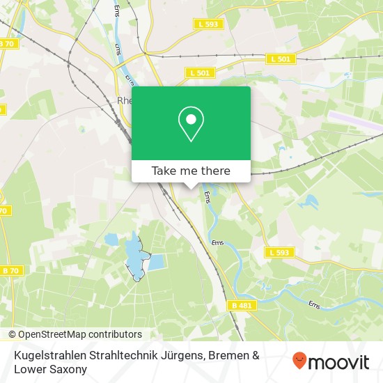 Kugelstrahlen Strahltechnik Jürgens map