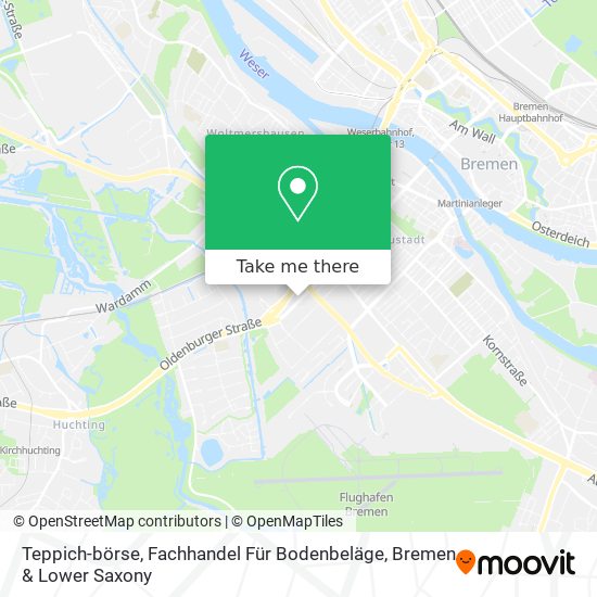 Teppich-börse, Fachhandel Für Bodenbeläge map
