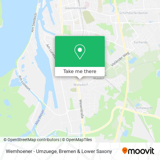 Wemhoener - Umzuege map