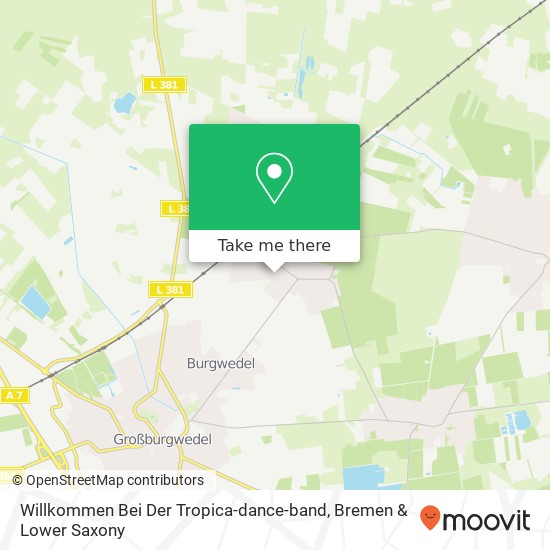 Willkommen Bei Der Tropica-dance-band map