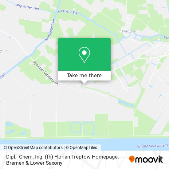 Dipl.- Chem. Ing. (fh) Florian Treptow Homepage map