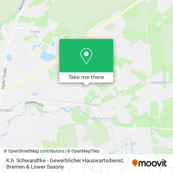 K.h. Schwandtke - Gewerblicher Hauswartsdienst map