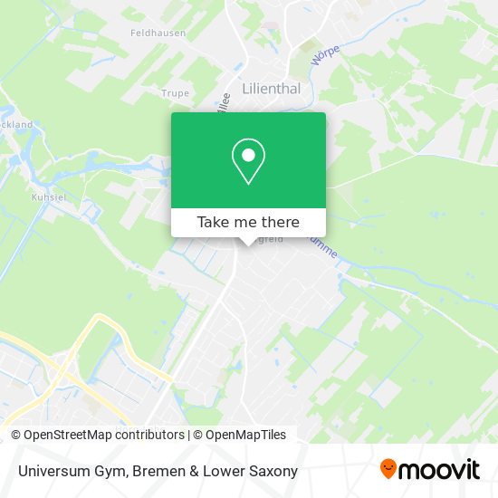 Universum Gym map