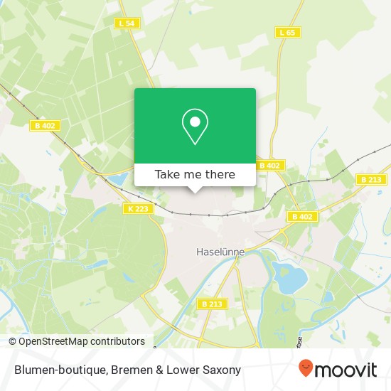 Blumen-boutique map