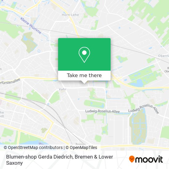 Карта Blumen-shop Gerda Diedrich