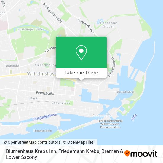 Blumenhaus Krebs Inh. Friedemann Krebs map
