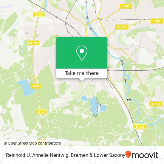 Reinhold U. Annelie Nentwig map