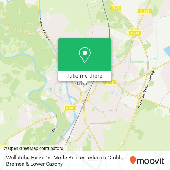 Wollstube Haus Der Mode Bünker-redenius Gmbh map