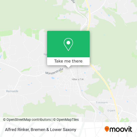 Alfred Rinker map