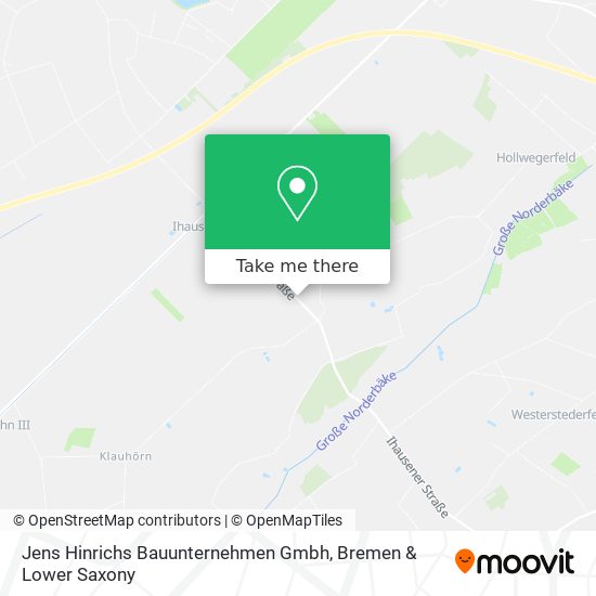 Jens Hinrichs Bauunternehmen Gmbh map