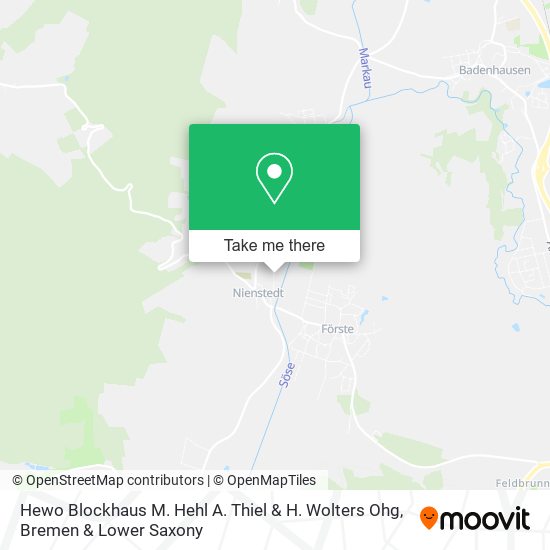 Hewo Blockhaus M. Hehl A. Thiel & H. Wolters Ohg map