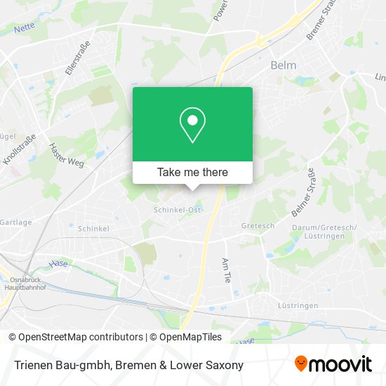 Trienen Bau-gmbh map