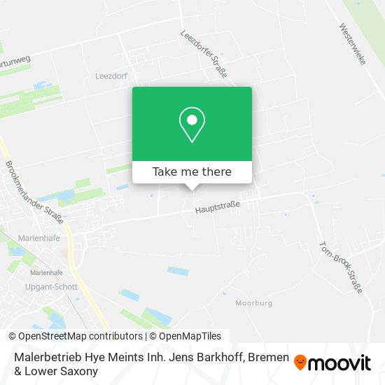 Malerbetrieb Hye Meints Inh. Jens Barkhoff map