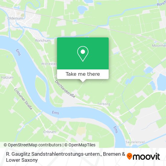 R. Gauglitz Sandstrahlentrostungs-untern. map
