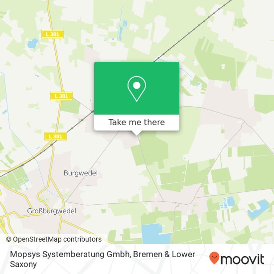 Карта Mopsys Systemberatung Gmbh