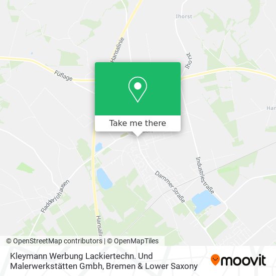 Kleymann Werbung Lackiertechn. Und Malerwerkstätten Gmbh map