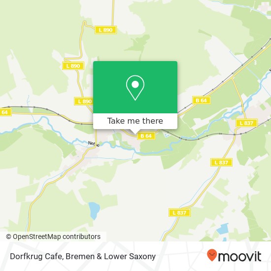Dorfkrug Cafe map
