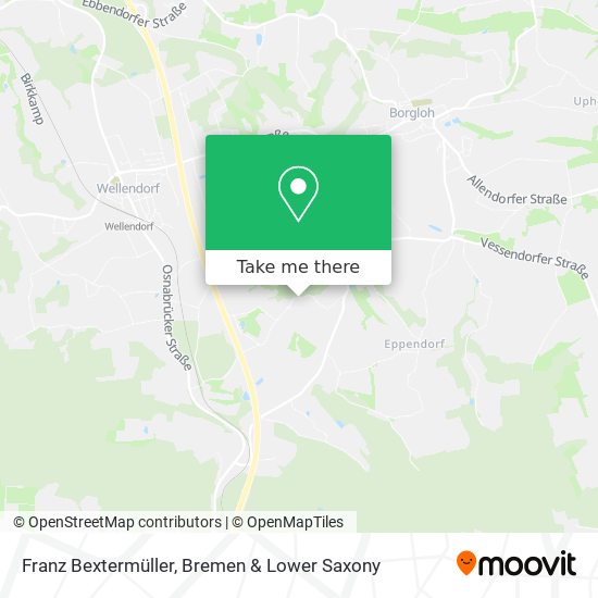 Franz Bextermüller map