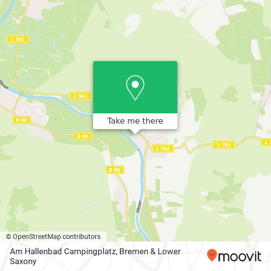 Am Hallenbad Campingplatz map