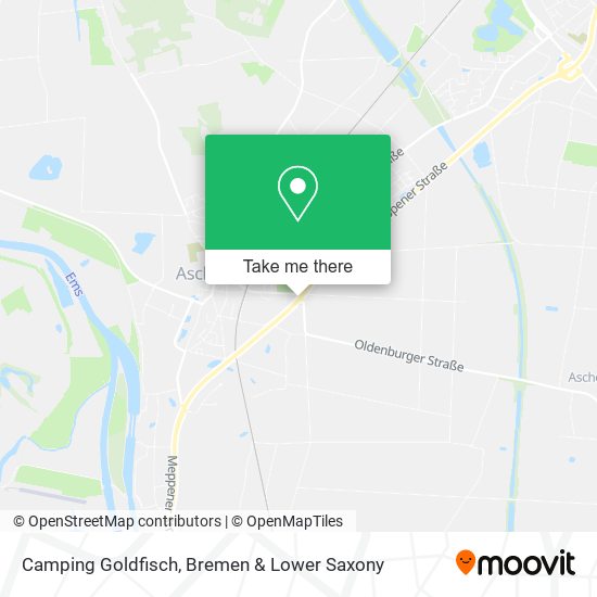 Camping Goldfisch map