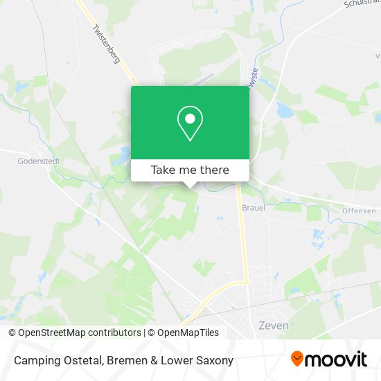 Camping Ostetal map