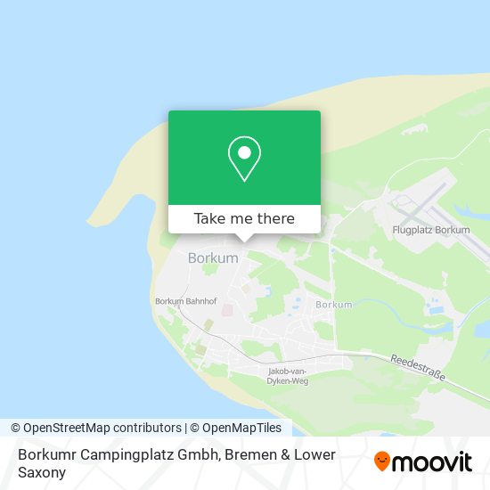 Borkumr Campingplatz Gmbh map