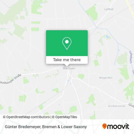Günter Bredemeyer map