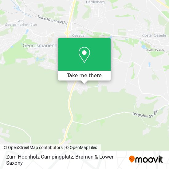 Zum Hochholz Campingplatz map