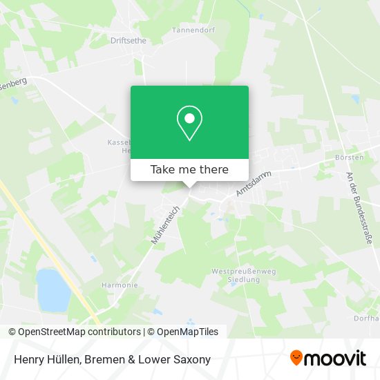 Henry Hüllen map