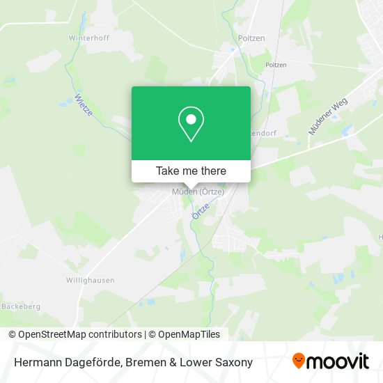 Hermann Dageförde map