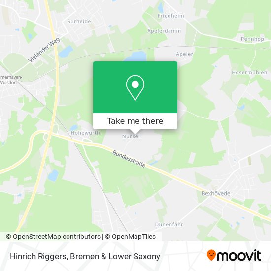 Hinrich Riggers map