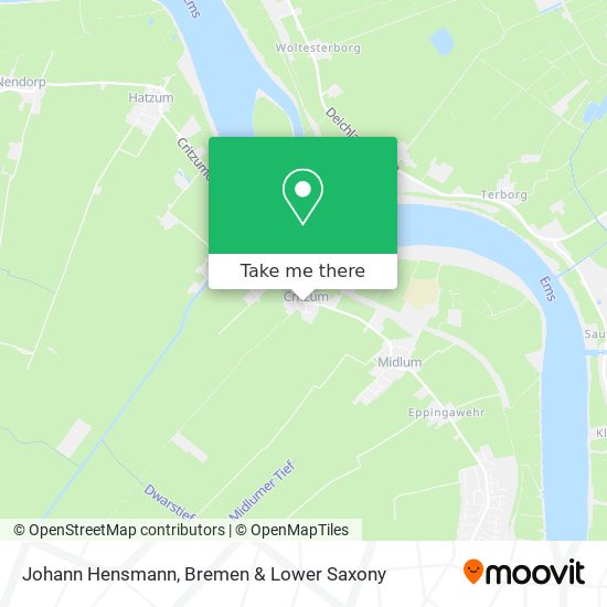 Johann Hensmann map