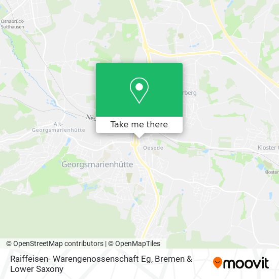 Raiffeisen- Warengenossenschaft Eg map