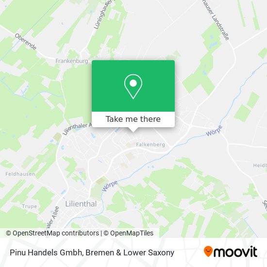 Pinu Handels Gmbh map
