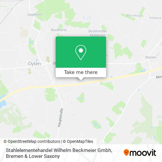 Stahlelementehandel Wilhelm Beckmeier Gmbh map