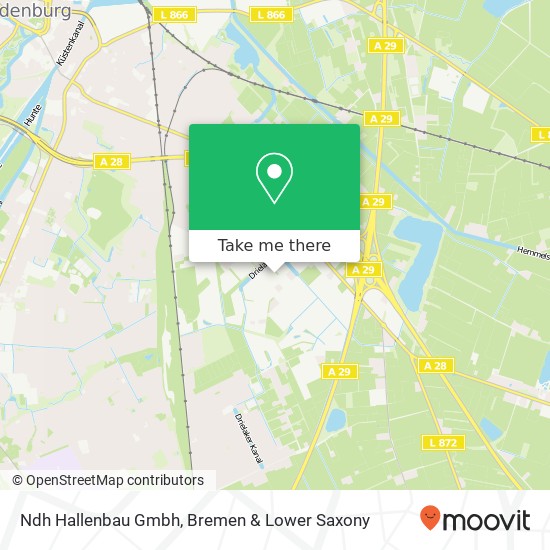 Ndh Hallenbau Gmbh map