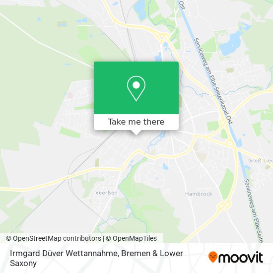 Irmgard Düver Wettannahme map