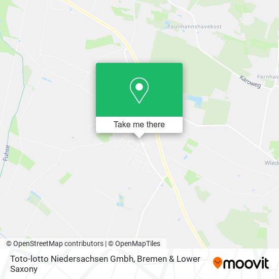 Toto-lotto Niedersachsen Gmbh map