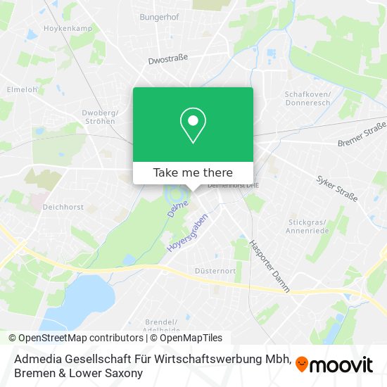 Admedia Gesellschaft Für Wirtschaftswerbung Mbh map