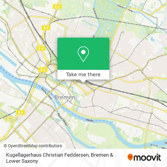 Kugellagerhaus Christian Feddersen map