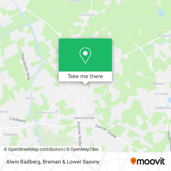 Alwin Badberg map