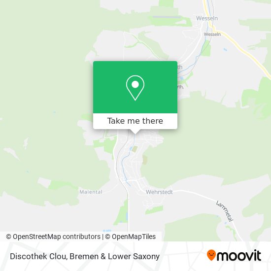 Discothek Clou map
