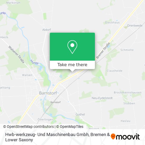 Hwb-werkzeug- Und Maschinenbau Gmbh map
