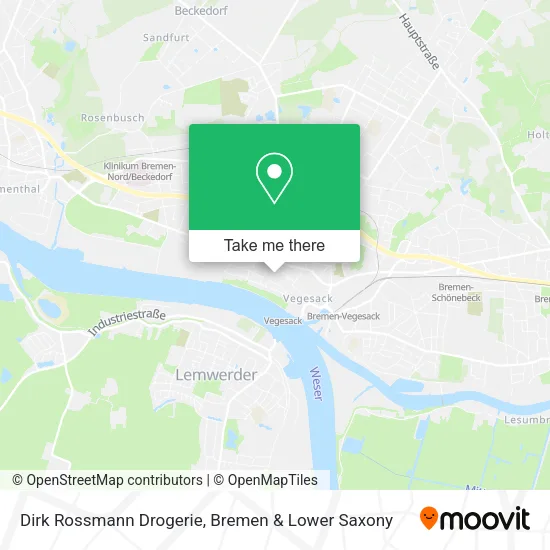 Dirk Rossmann Drogerie map